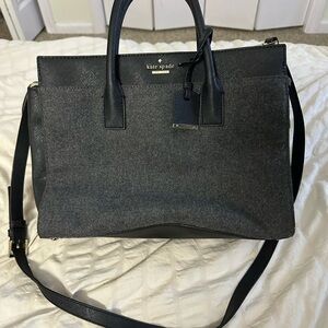 Kate Spade Charcoal and Black Handbag